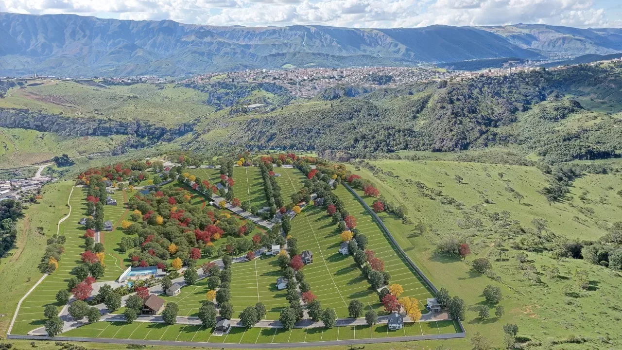 Vista da Implantação e Lotes — Lauto's Residencial Ouro Branco