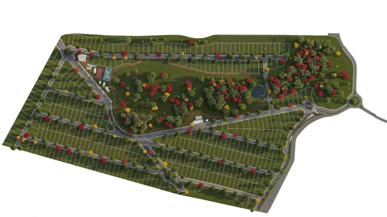 Masterplan Completo do Condomínio Lauto's Residencial Ouro Branco MG
